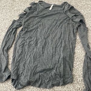 Gray long sleeve